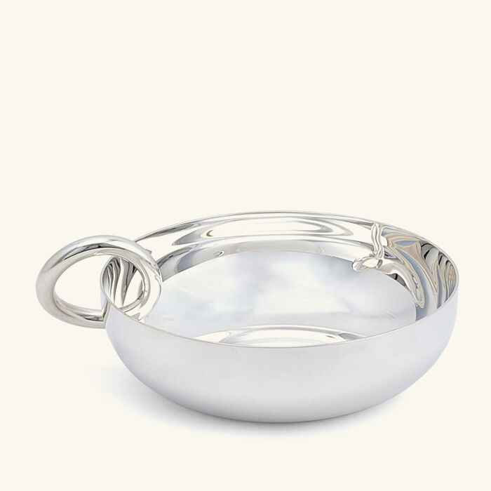 christofle vertigo serving bowl silver plated 14cm