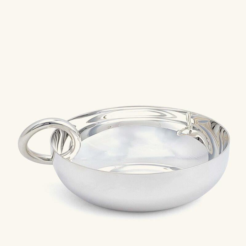 christofle vertigo serving bowl silver plated 14cm