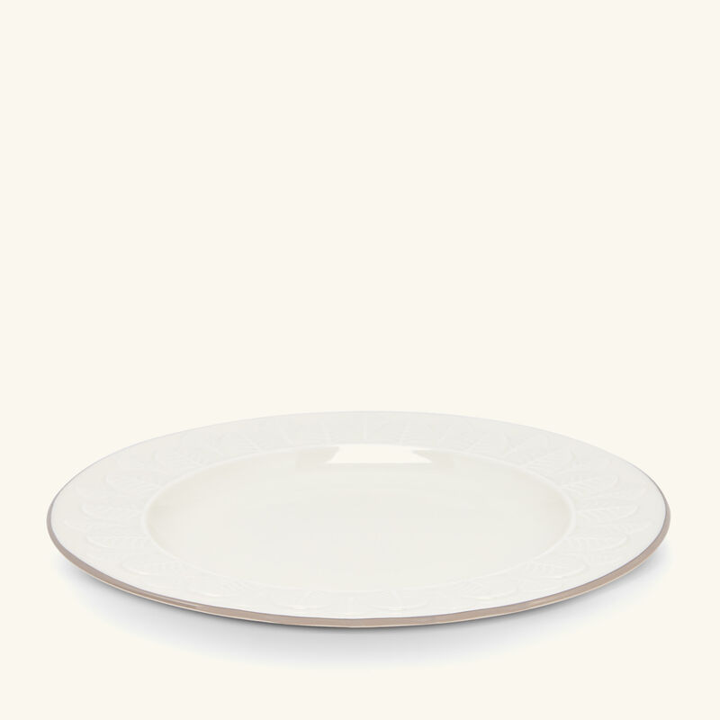 villari peacock bread plate white 17cm