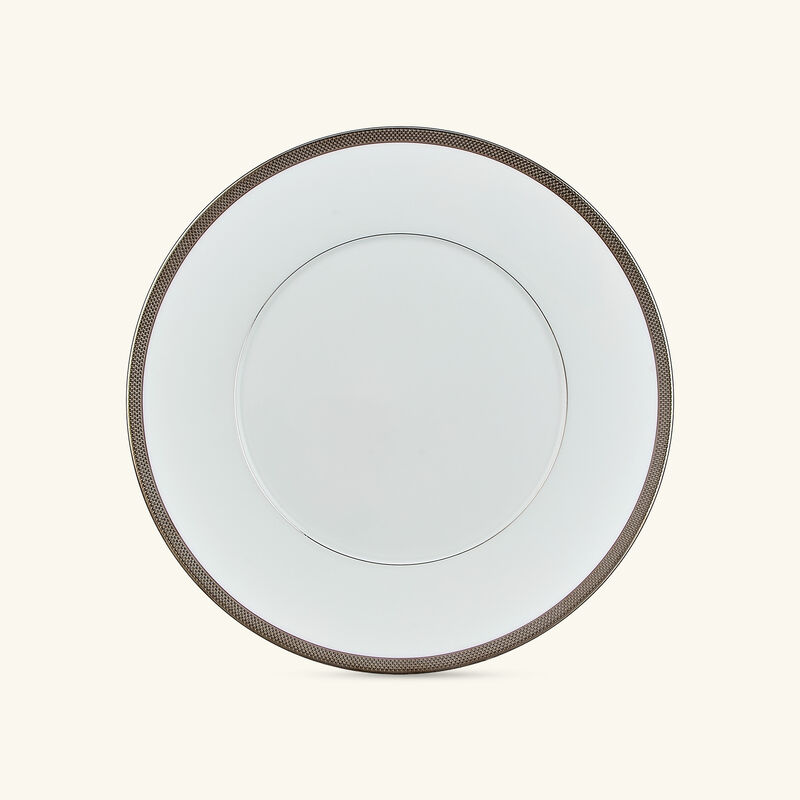 Maille Platine Dinner Plate Round White 27cm bernardaud maille platine dinner plate round white 27cm