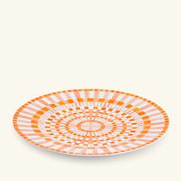 bernardaud terra rosa charger plate round orange 29cm