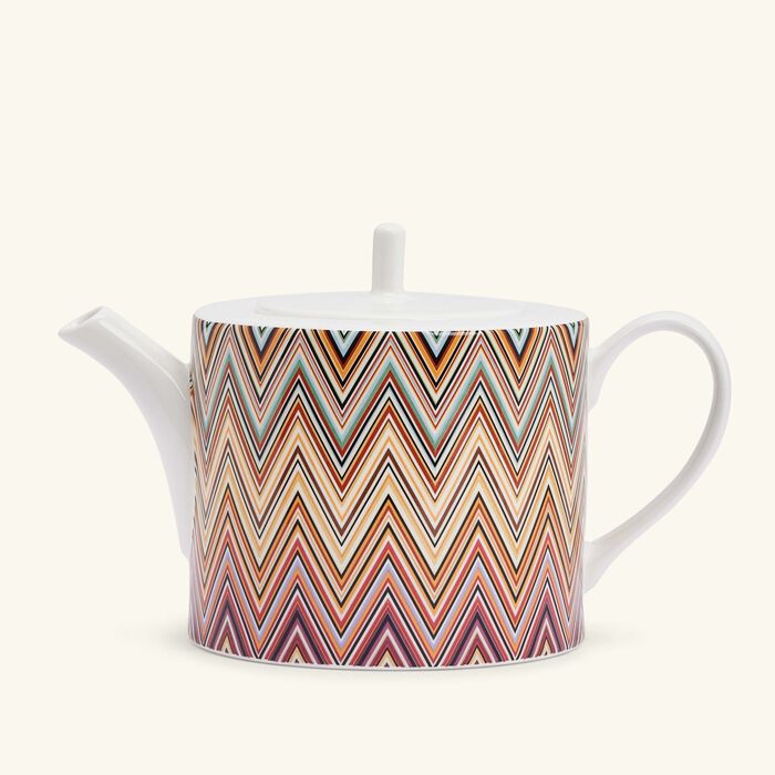 missoni home zigzag tea pot