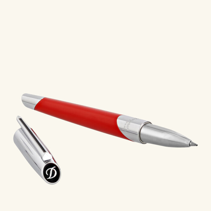 st dupont defi millennium rollerball pen red