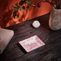 Tout Paris Ashtray Rectangular Pink bernardaud tout paris ashtray rectangular pink