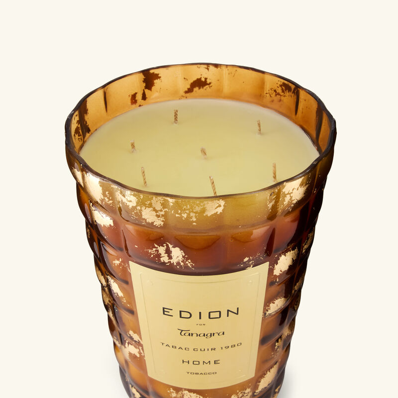 Tobacco Amber Scented Candle 2.5KG edion tobacco amber scented candle 2 5kg