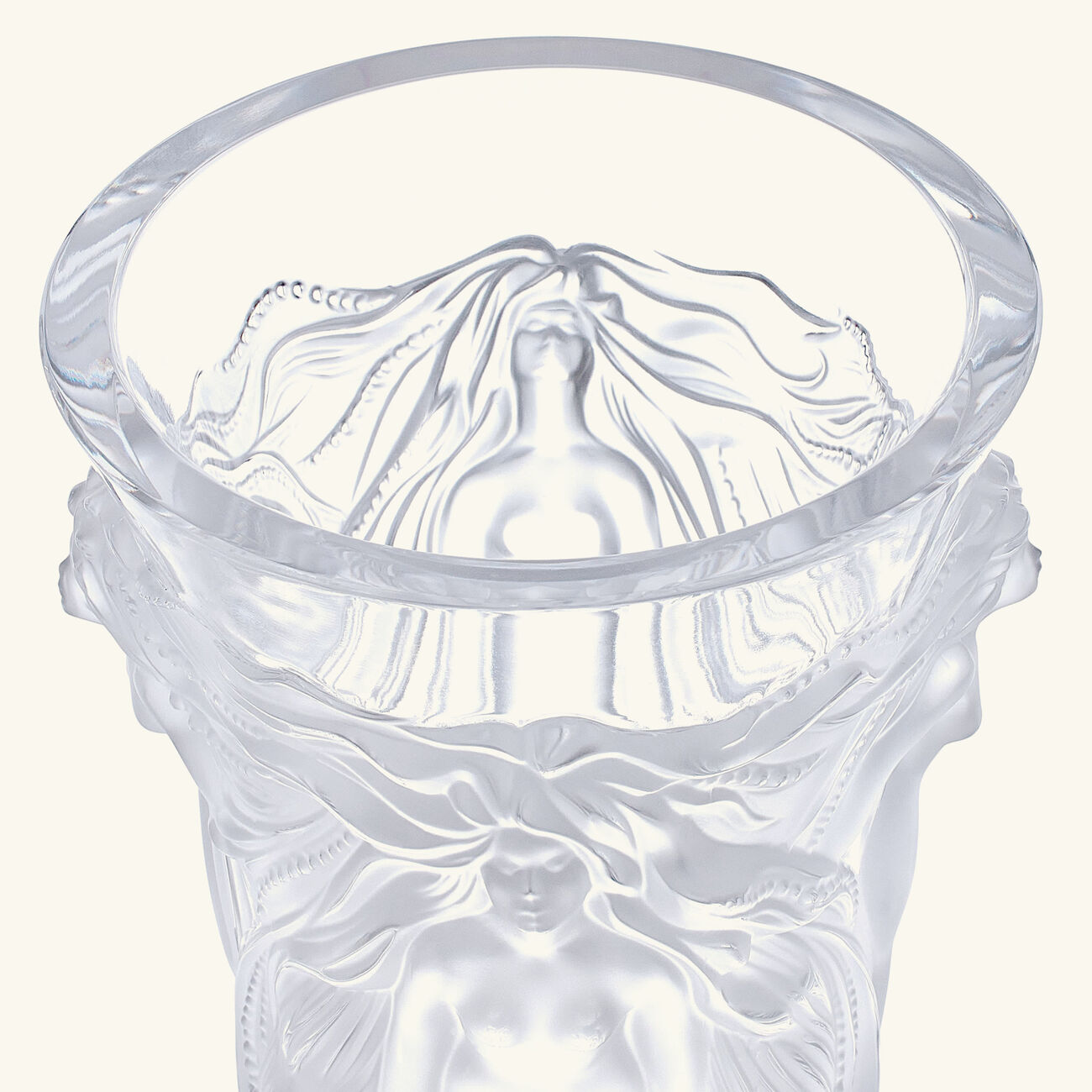 Fantasia Vase Small Clear lalique fantasia vase small clear