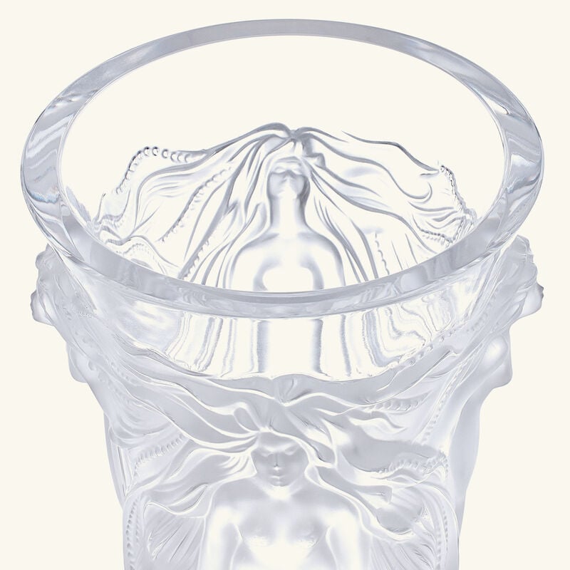 Fantasia Vase Small Clear lalique fantasia vase small clear