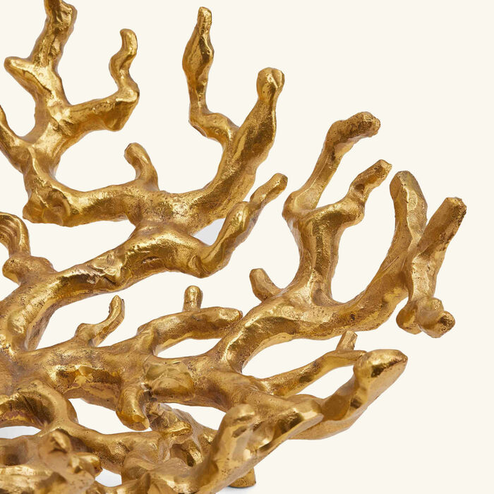 jonathan adler brass coral centerpiece gold