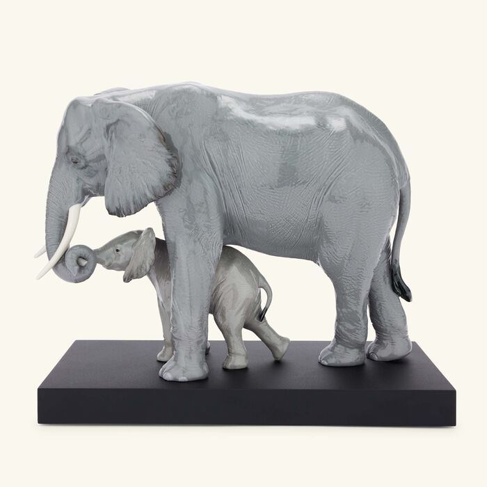 Leading The Way Elephants Sculpture Medium Grey lladro leading the way elephants sculpture medium grey