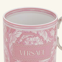 versace barocco mug pink
