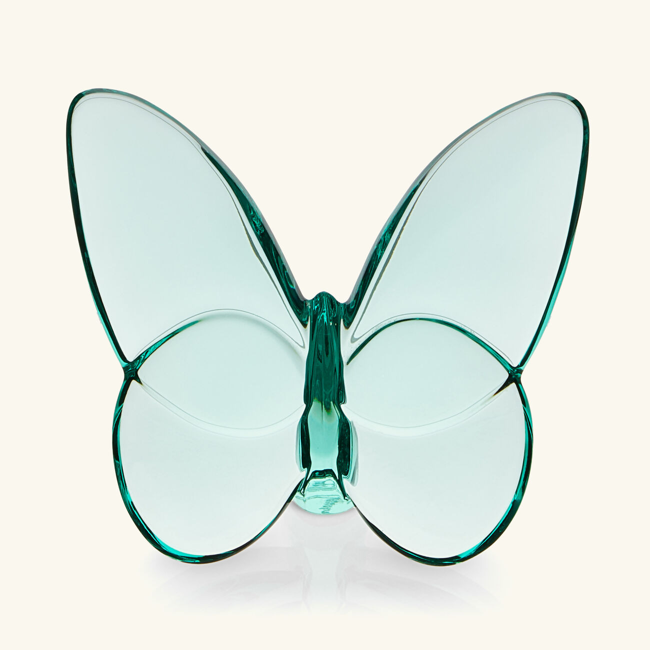 baccarat papillon lucky butterfly figurine mini turquoise