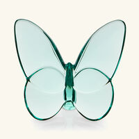 baccarat papillon lucky butterfly figurine mini turquoise