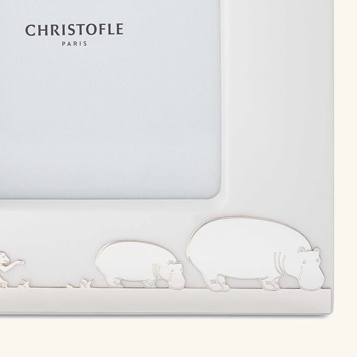 christofle savane picture frame silver plated 22x22cm