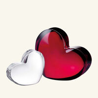 baccarat zinzin heart figurine mini clear
