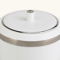 Maille Platine Sugar Bowl White bernardaud maille platine sugar bowl white