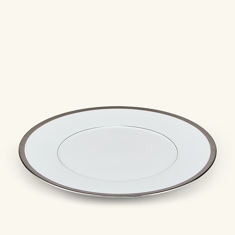 Maille Platine Dinner Plate Round White 27cm bernardaud maille platine dinner plate round white 27cm