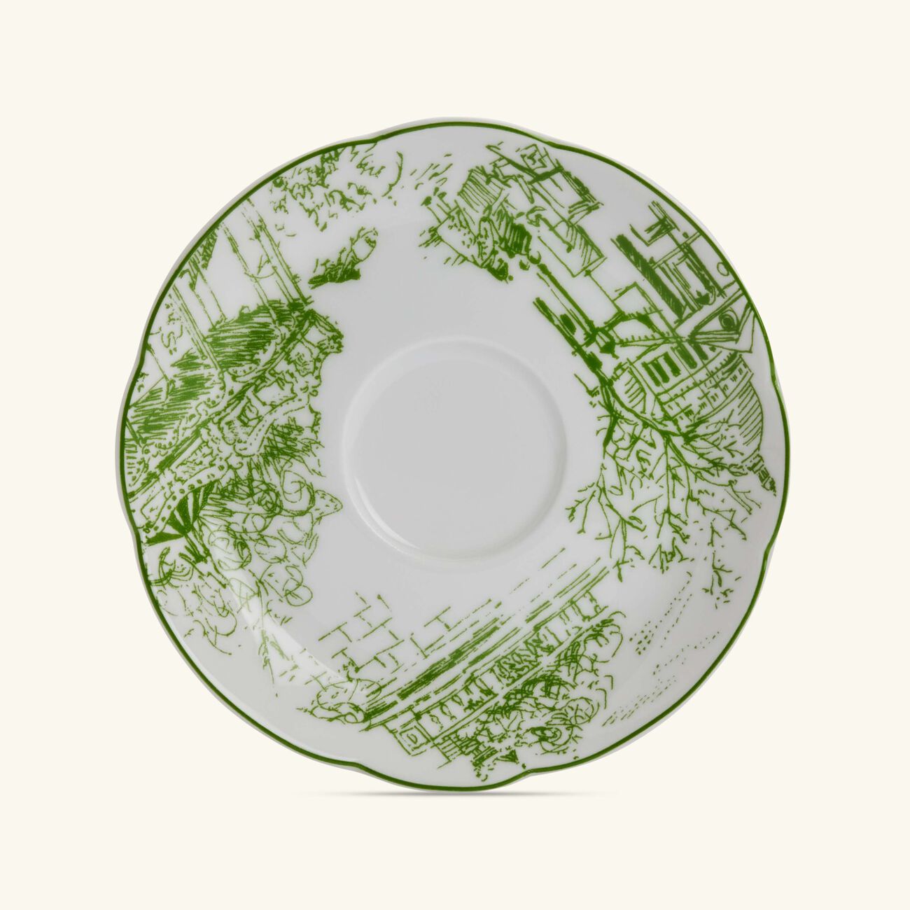 bernardaud tout paris espresso cup green