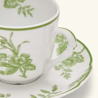 bernardaud albertine espresso cup green