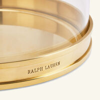 ralph lauren home modern hurricane candle holder gold