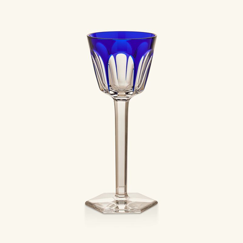 baccarat harcourt rhine wine glass clear