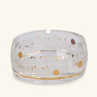 دملاج منفضة حياة شفافة بتصميم مستدير