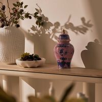 ginori 1735 potiche vase medium pink