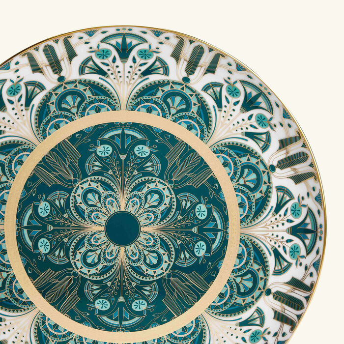 haviland r ves du nil tart platter round green 31cm