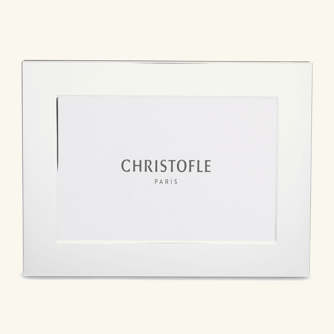 christofle uni picture frame silver plated 13x9cm