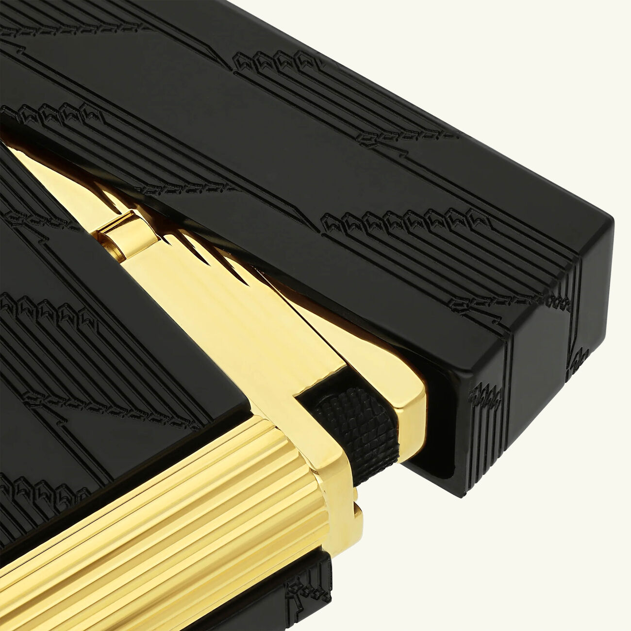 اس تي دوبون ولّاعة لين 2 مونوجرام 1872 باللون الأسود