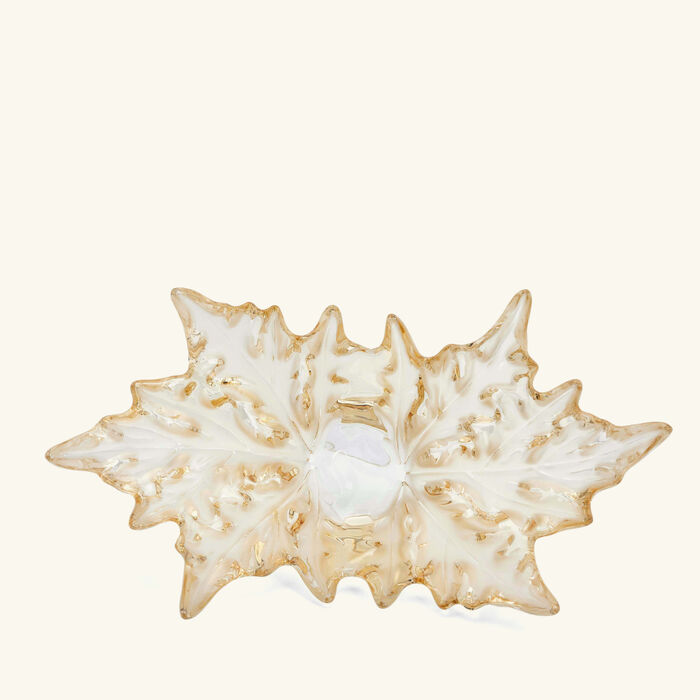 lalique champs lys es centerpiece large gold