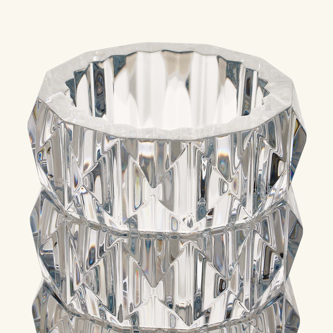 baccarat louxor vase round medium clear