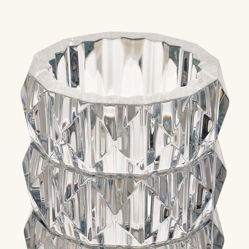 baccarat louxor vase round medium clear