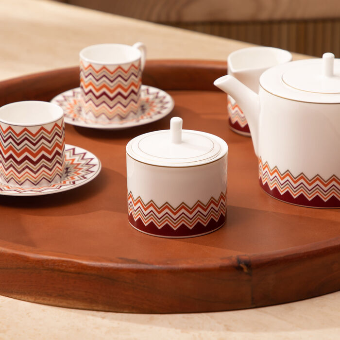 missoni home iconic sugar pot multicolor