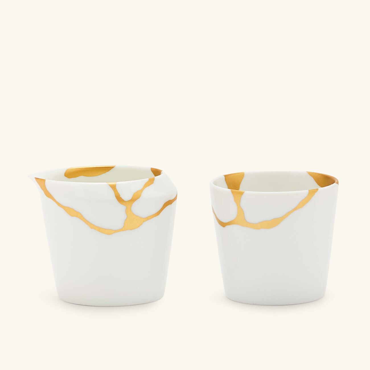 bernardaud kintsugi pot milk pitcher white