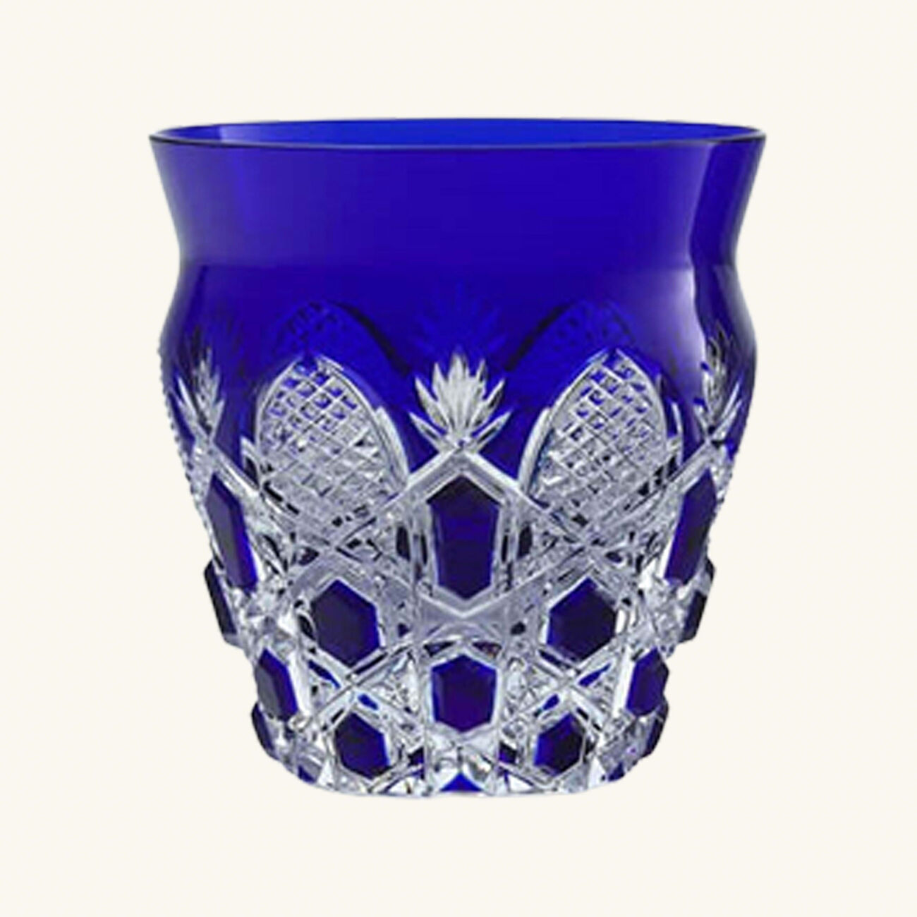 baccarat tsar drinking glass blue
