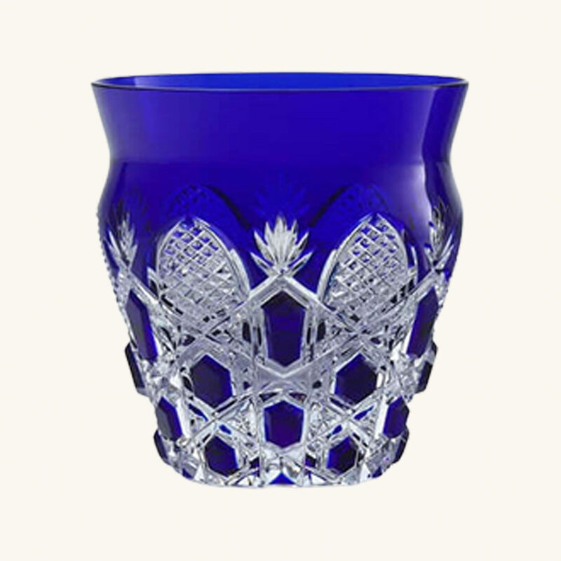 baccarat tsar drinking glass blue