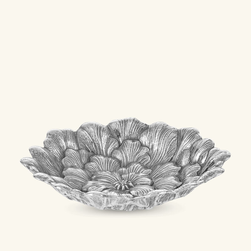 buccellati gardenia flower bowl small silver