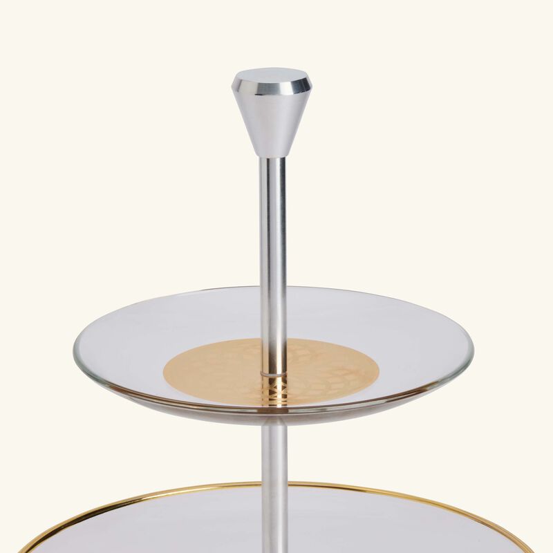 dimlaj hayat 3 tier cake stand gold