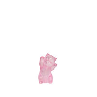 تمثال قطة صغيرة وردية, small
