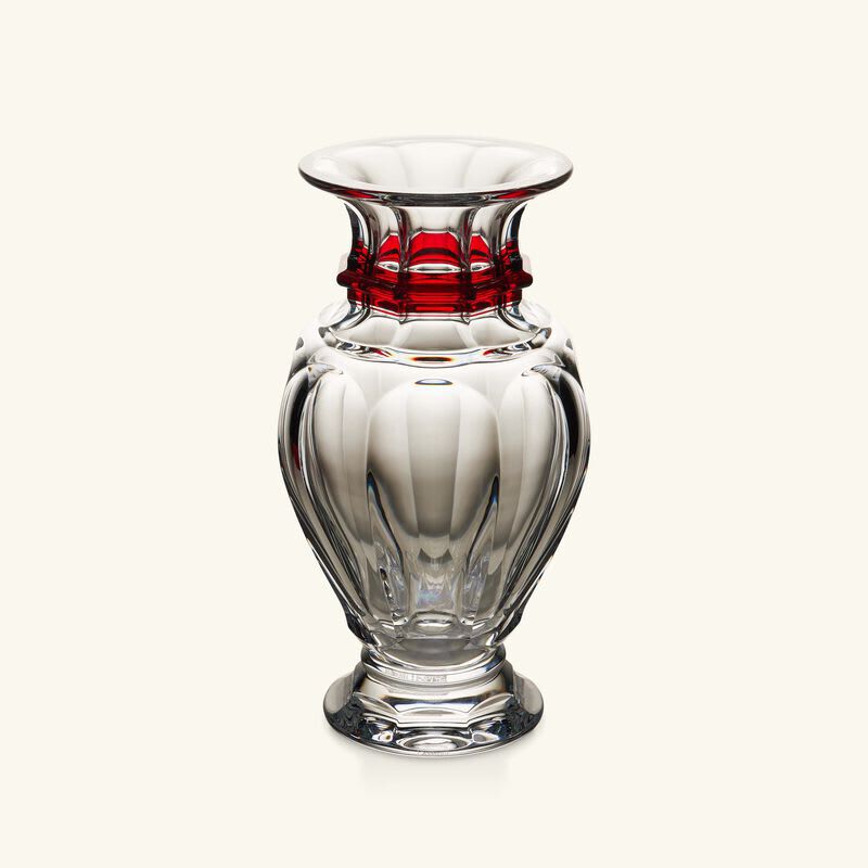 Harcourt Vase Medium Red baccarat harcourt vase medium red