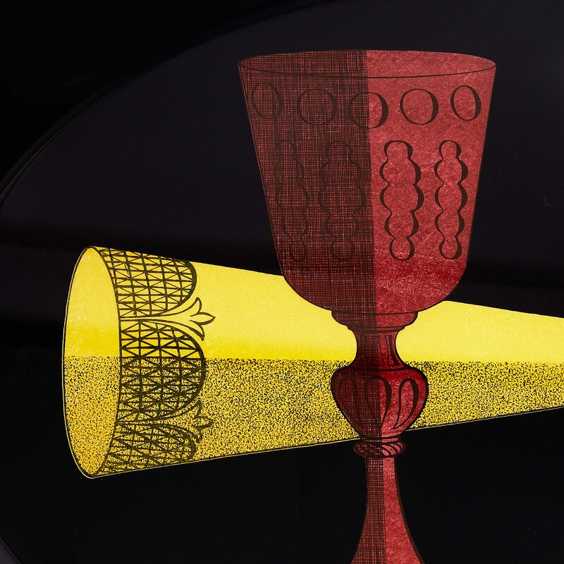 fornasetti bicchieri no 146 tray oval