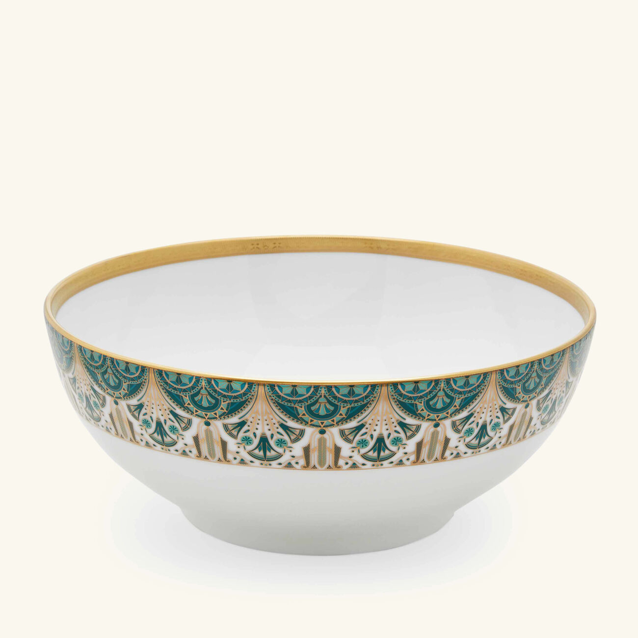 haviland r ves du nil salad bowl green 23cm
