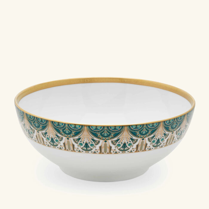 haviland r ves du nil salad bowl green 23cm