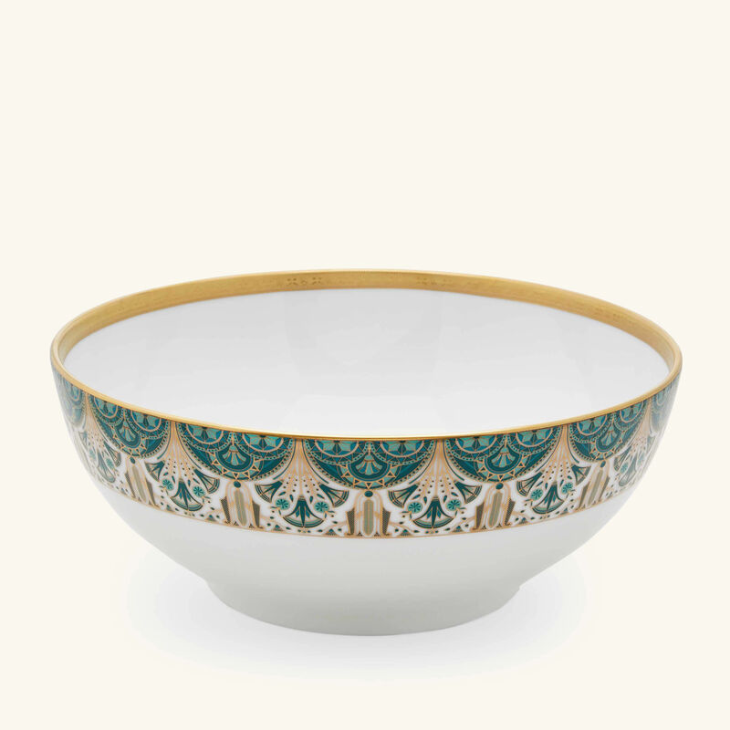 haviland r ves du nil salad bowl green 23cm