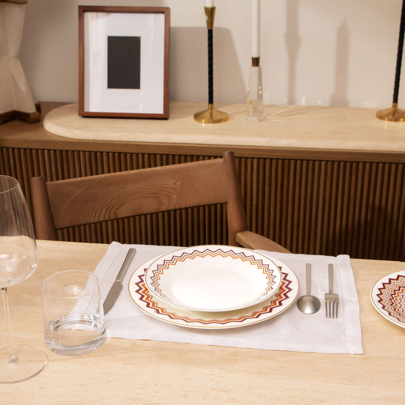 missoni home iconic soup plate 22cm set of 2