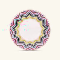 ميسوني هوم طقم فنجان شاي مع صحنه مراكش متعدد الألوان من قطعتين