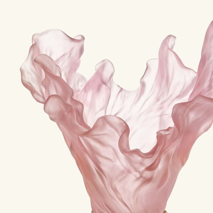 daum poetic by tamara ralph vase large pink limited edition