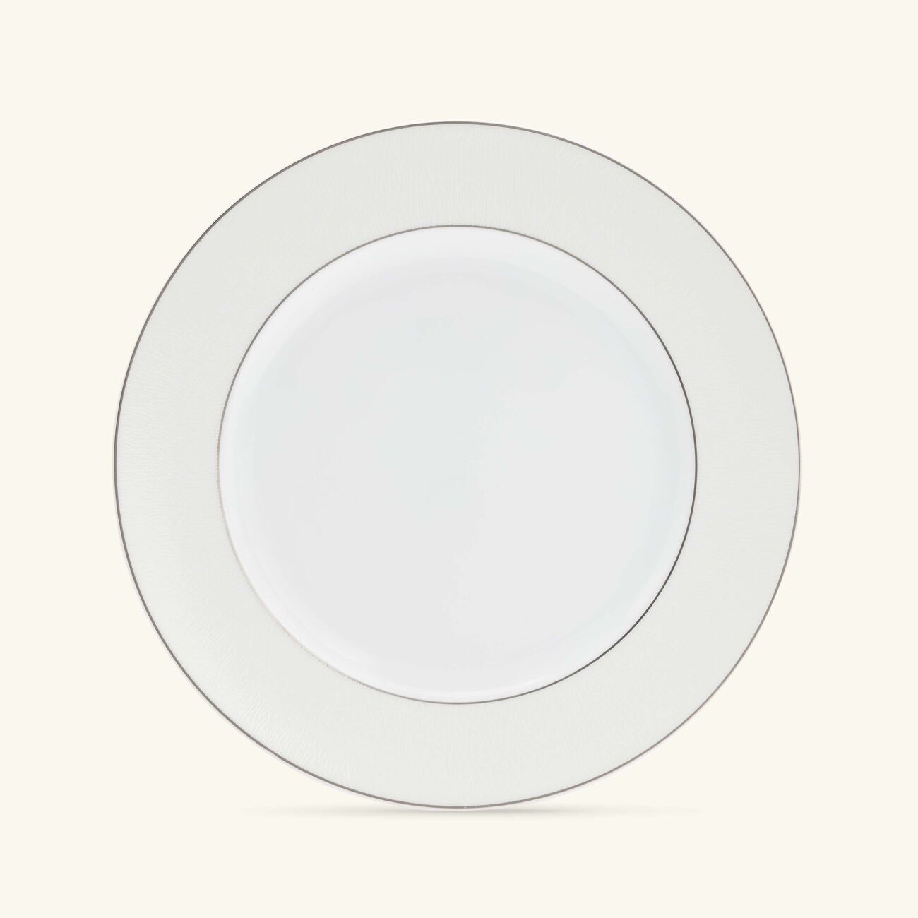 bernardaud dune dinner plate round white 26cm