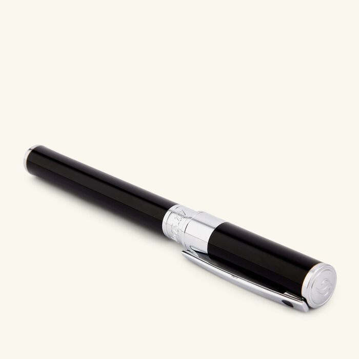 st dupont d initial rollerball pen black