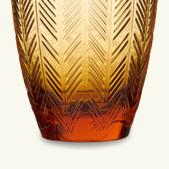missoni home zig zag wine glass orange